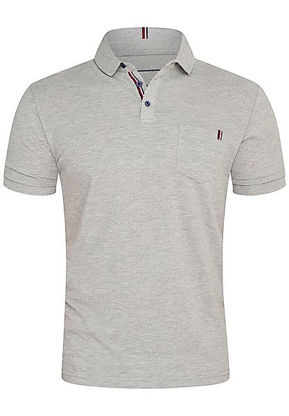 Rello & Reese Poloshirt RRGALENA Herren Kurzarm Polo-Hemd T-Shirt in Piqué- günstig online kaufen