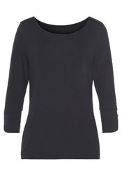 Vivance 3/4-Arm-Shirt "mit Manschetten und goldfarbenen Knöpfen" aus weiche günstig online kaufen
