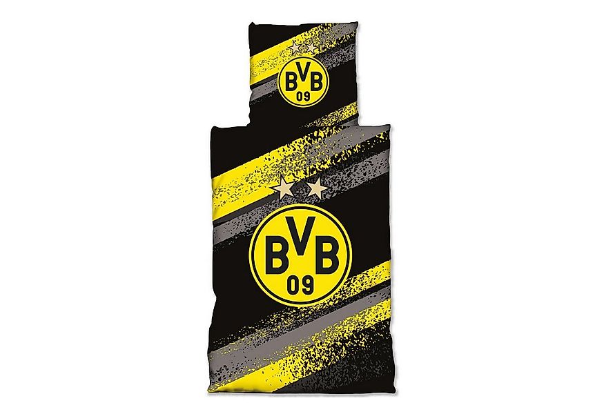BVB Bettwäsche BVB-Bettwäsche Graffiti Streifen, Baumwolle, 2 teilig günstig online kaufen