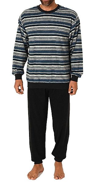 Normann Pyjama Herren Frottee Schlafanzug mit Bündchen - auch in Übergrößen günstig online kaufen