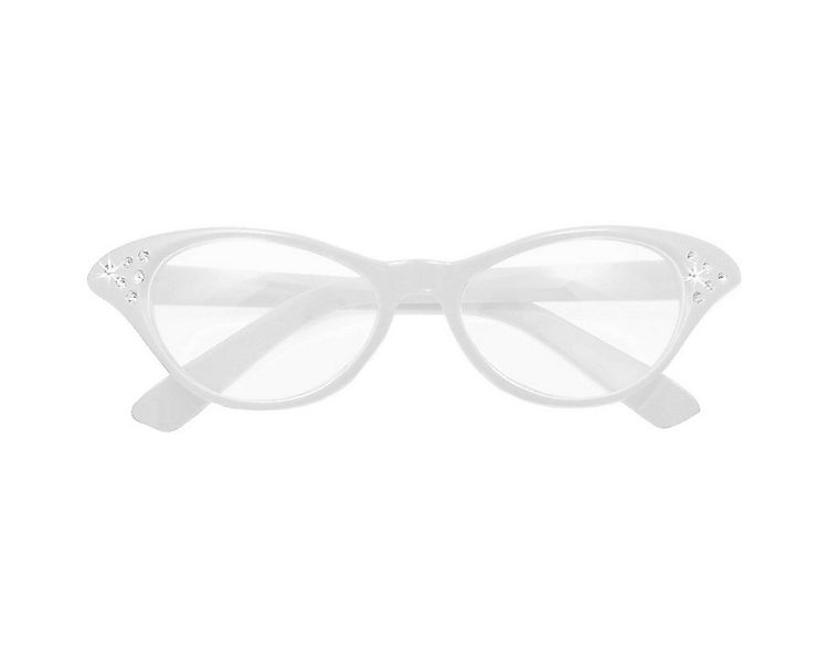 Das Kostümland Verkleidungsmaske Fifties Cateye Brille 'Diamond' mit Strass günstig online kaufen
