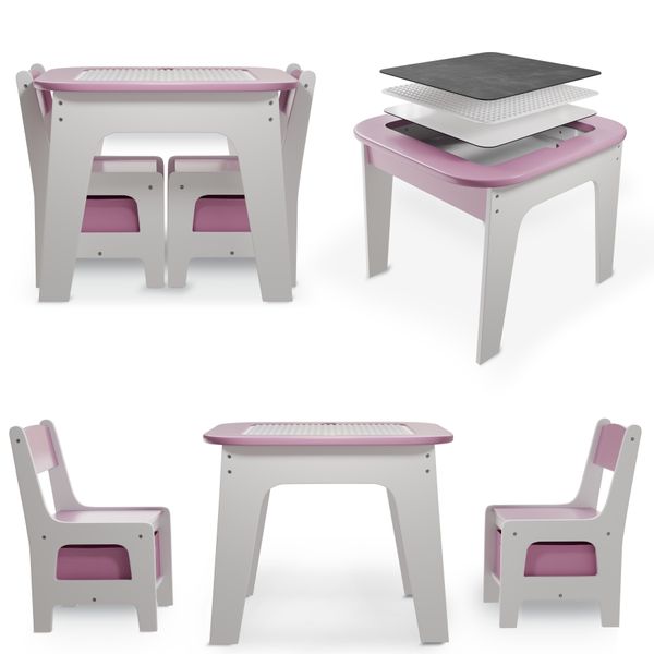 Juskys Kindersitzgruppe Milou, Set mit 2 günstig online kaufen