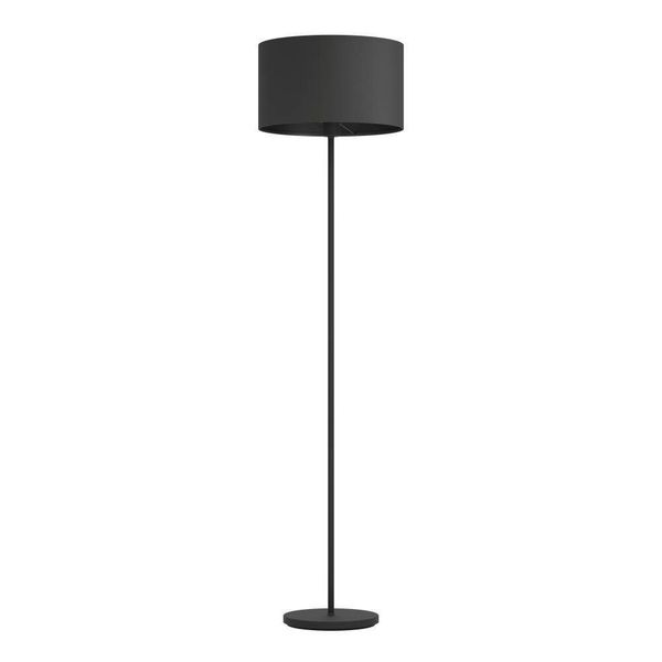 Stehleuchte Maserlo, schwarz, Höhe 151 cm, Stoff/Stahl günstig online kaufen