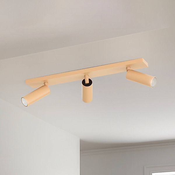 PR Home Tischlampe Liam Sofia Dahlia Brown bunt/messing 55cm günstig online kaufen