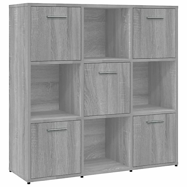 vidaXL Bücherregal Bücherregal Grau Sonoma 90x30x90 günstig online kaufen