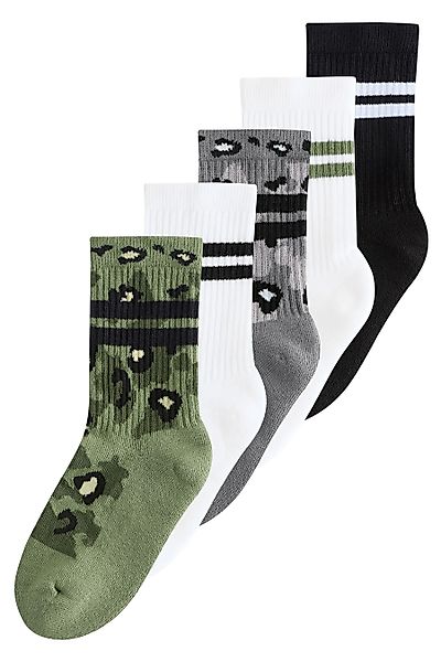 Next Kurzsocken Gerippte Socken mit hohem günstig online kaufen
