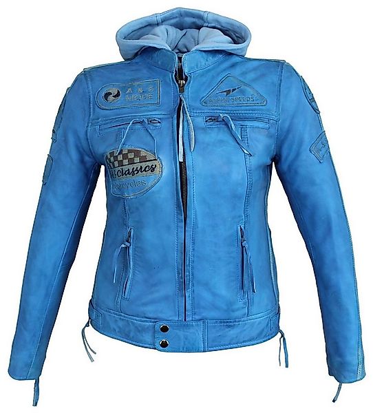 Alpha Speeds Motorradjacke - /Freizeit Damen Lammlederjacke Bikerjacke High günstig online kaufen