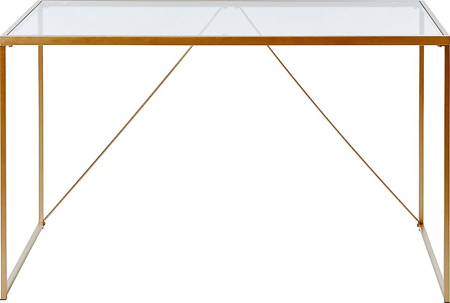 Jahnke Schreibtisch GLAM DESK (1-St), Sicherheitsglas günstig online kaufen