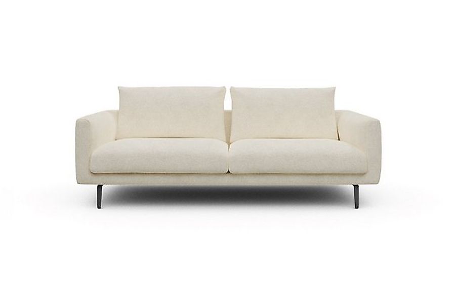 moebelfaktor Sofa Karl 3-Sitzer, Schlanker Rahmen, geneigte Armlehne, itali günstig online kaufen