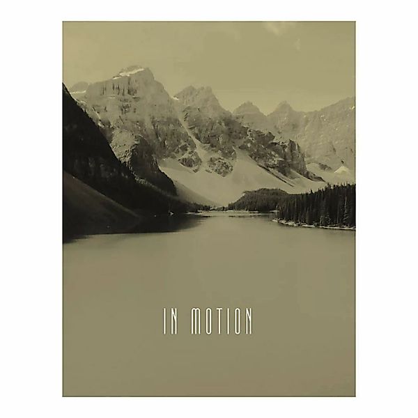 Komar Poster Word Lake In Motion Sand Natur B/L: ca. 40x50 cm günstig online kaufen