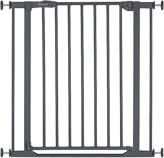Hauck Türschutzgitter Clear Step 2, Dark Grey, auch als Treppenschutzgitter günstig online kaufen
