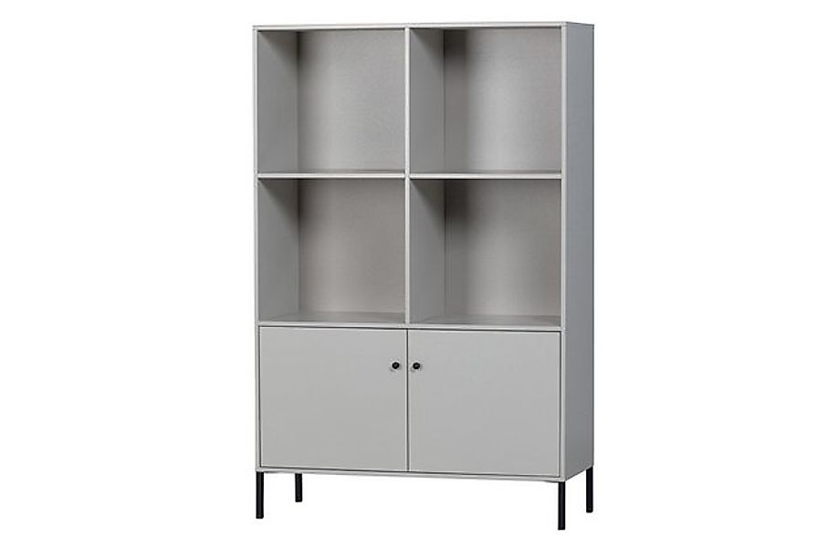 WOOOD Buffet Xam Offen aus Kiefernholz, Grau günstig online kaufen