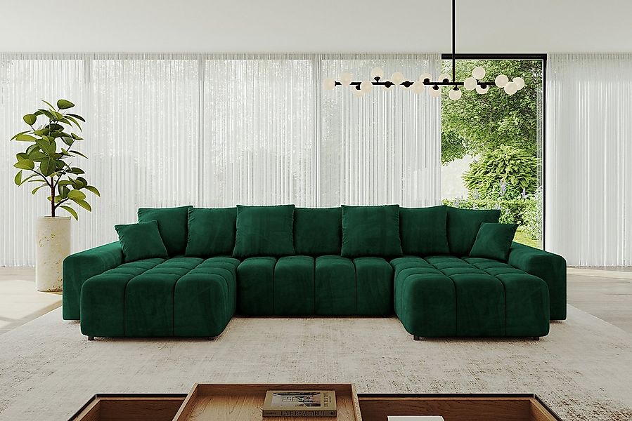 ALTDECOR Wohnlandschaft ENIL-U, Couch mit Schlaffunktion, Wohnzimmer - Ecks günstig online kaufen