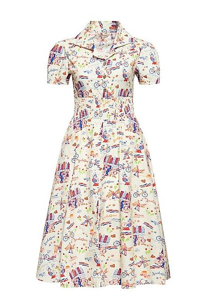 QueenKerosin Sommerkleid Amsterdam (1-tlg) mit Allover-Print günstig online kaufen