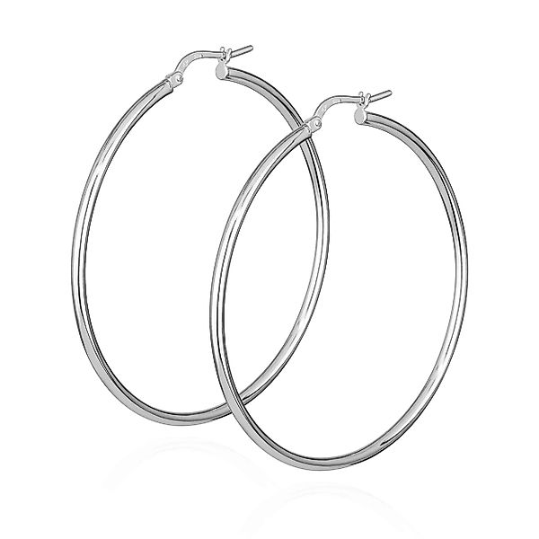 NKlaus Klappcreolen Paar 50mm Creolen 925 günstig online kaufen
