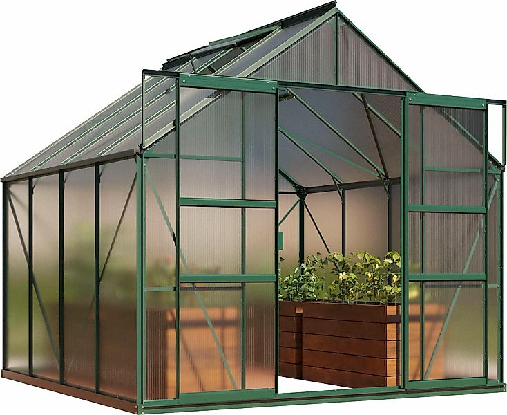 Vitavia Gewächshaus "Mars 6700" Alu-Profile, 4 mm Hohlkammerplatten günstig online kaufen