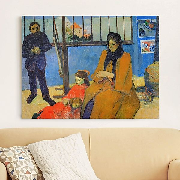 Leinwandbild Kunstdruck - Querformat Paul Gauguin - Familie Schuffenecker günstig online kaufen