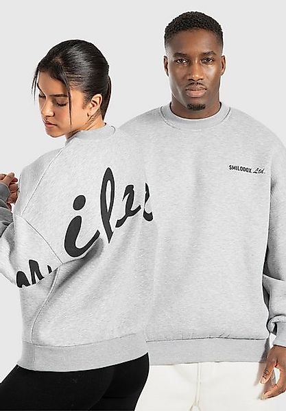 Smilodox Sweatshirt Liquid Brail Oversize günstig online kaufen