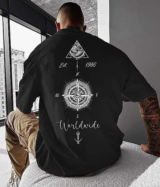 RMK T-Shirt Herren T-Shirt Basic Rundhals günstig online kaufen