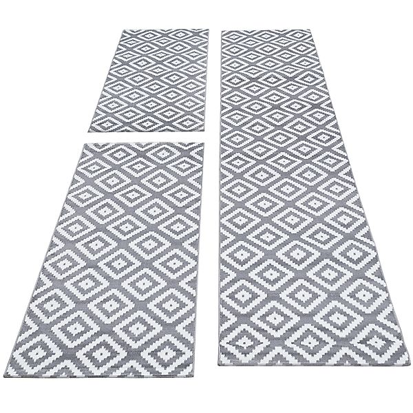 Carpettex Kurzflor-Bettumrandung Geometrisch Design, Höhe 6 günstig online kaufen