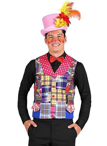 thetru Clown-Kostüm Flickenweste Clown Karneval Faschingskostüm Herren, Kna günstig online kaufen