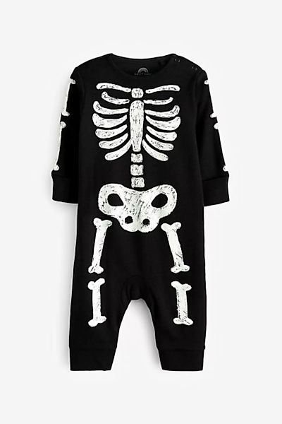 Next Schlafoverall Fluoreszierende, fußloser Halloween-Schlafanzug (1-tlg) günstig online kaufen