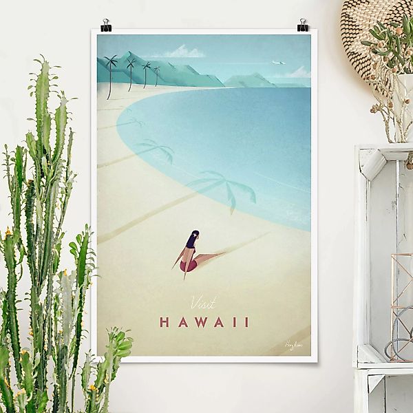 Poster - Hochformat Reiseposter - Hawaii günstig online kaufen