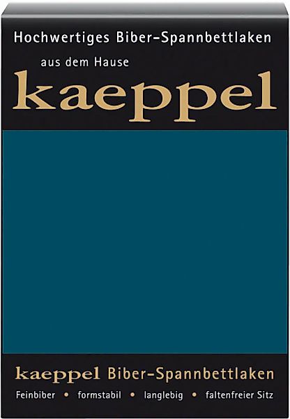 Kaeppel Spannbettlaken "Spannbettlaken Biber" 100% Baumwolle, kuschelig wei günstig online kaufen