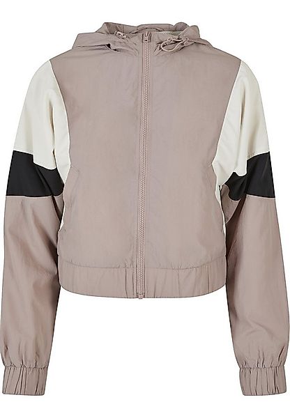 URBAN CLASSICS Langmantel Urban Classics Damen Ladies Short 3-Tone Crinkle günstig online kaufen