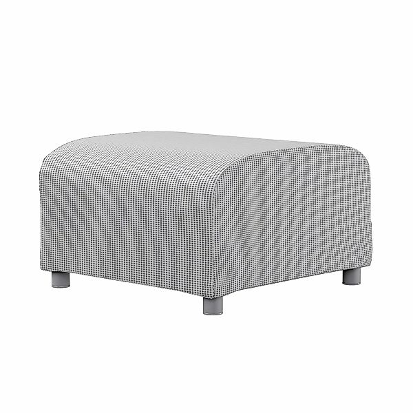 Bezug für Klippan Hocker, schwarz-beige, Husse, Klippan Hocker, Living II ( günstig online kaufen