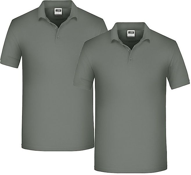 James & Nicholson Poloshirt Doppelpack Herren Poloshirt BIO Workwear Polo J günstig online kaufen