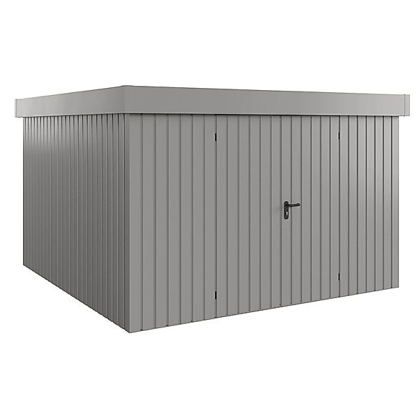 Hörmann EcoStar Gerätehaus Euroline Flachdach 2-flg 333 x 325 cm Graualumin günstig online kaufen