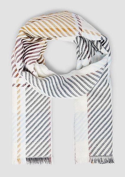 s.Oliver Schal Tuch, Karierter Maxi-Schal aus Twill günstig online kaufen