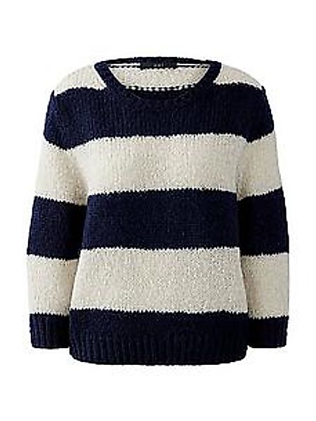 Rundhals-Pullover 3/4-Arm oui weiss günstig online kaufen