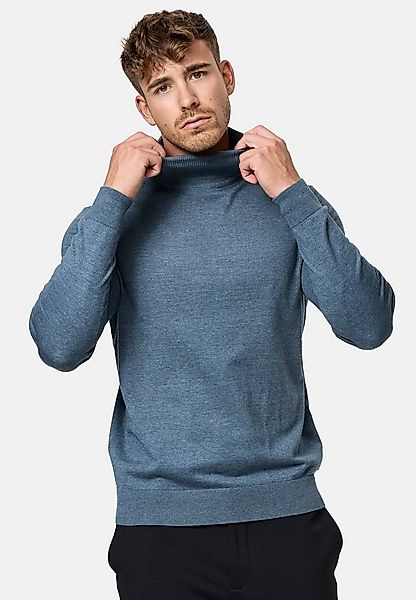 Indicode Rollkragenpullover Herren Eldo Strickpullover Herrenpullover günstig online kaufen