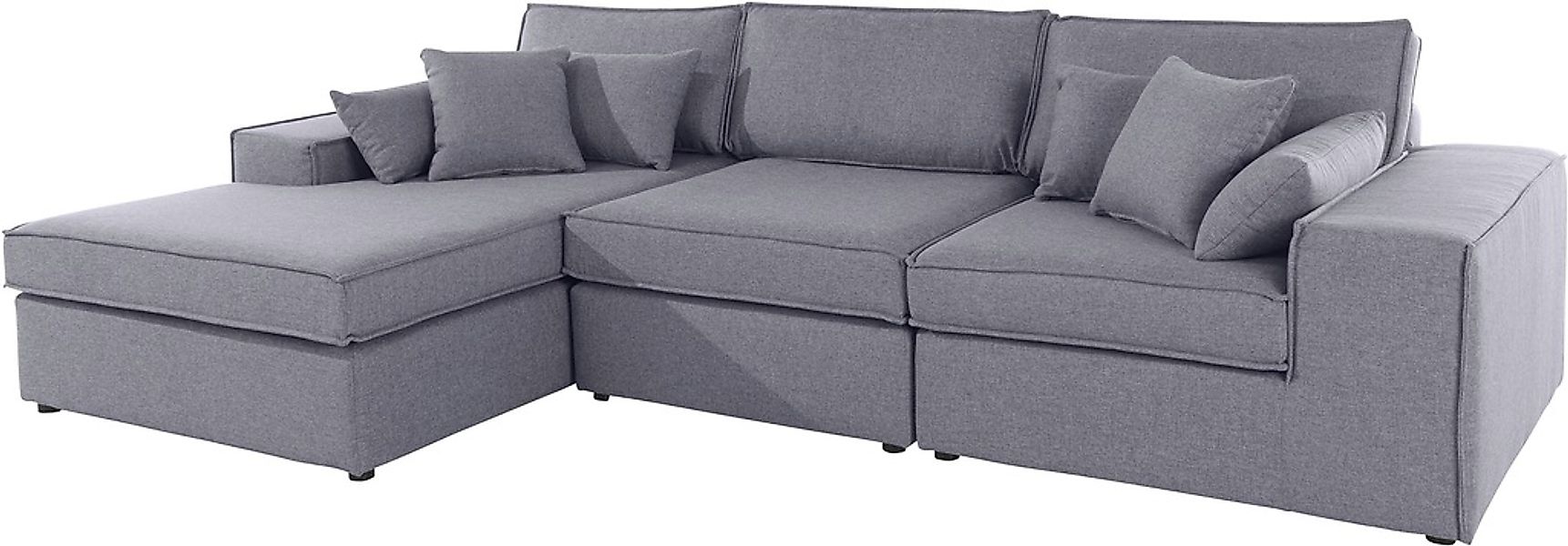 RAUM.ID Ecksofa »Florid L-Form« 3 Teile, bestehend aus Modulen, viele Bezug günstig online kaufen