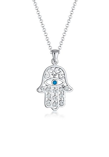 Elli Kette mit Anhänger Hamsa Evil günstig online kaufen