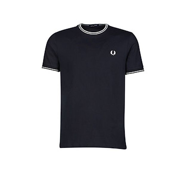 Fred Perry M1588 Twin Tipped T Shirt Navy - Größe L günstig online kaufen
