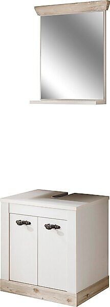 Home affaire Badmöbel-Set »Florenz, Bad im Landhausstil, 2-teiliges Badezim günstig online kaufen