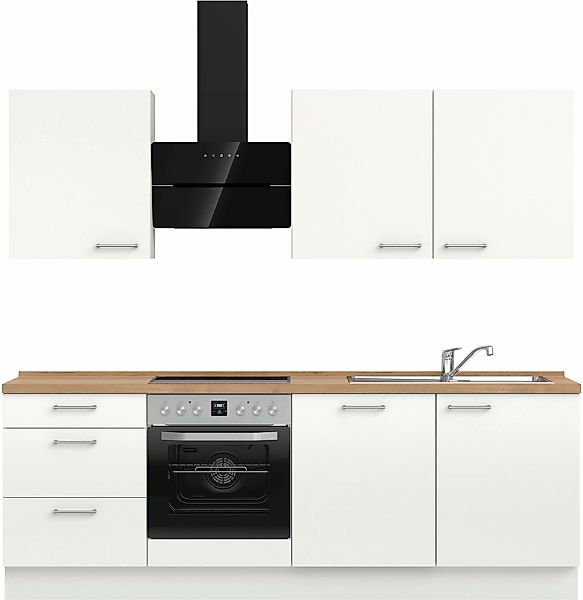 nobilia Küchenzeile ""Laser II", Ausrichtung wählbar, Breite 240 cm" vormon günstig online kaufen