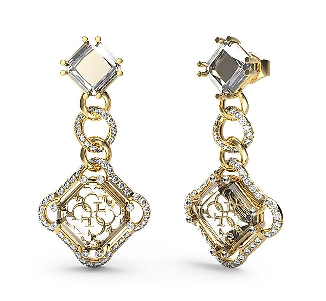 Guess Paar Ohrhänger Damen-Magnifica Goldfarben günstig online kaufen