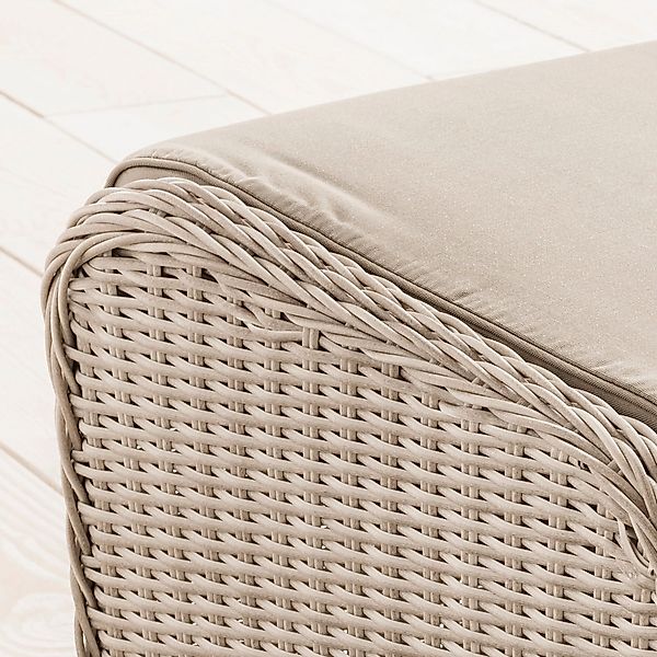 Destiny Fußhocker CASA, 66x58cm, Aluminium, Polyrattan, günstig online kaufen