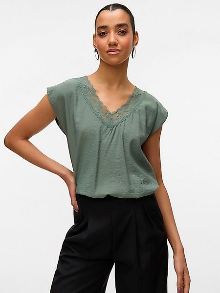 Vero Moda Spitzentop VMSAFA SL V-NECK LACE TOP WVN GA NOOS günstig online kaufen