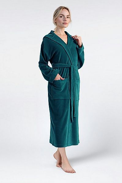 OTTO home Damenbademantel Jule, ideal für Sauna & Spa, Hotelbademantel, Mor günstig online kaufen