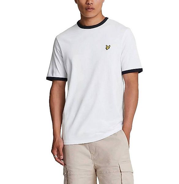 Lyle & Scott T-Shirt T-Shirt Lyle&Scott Ringer kontrastfarbene Bündchen günstig online kaufen
