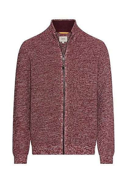 camel active Strickjacke aus einem soften Baumwollmix Langarm Stehkragen St günstig online kaufen