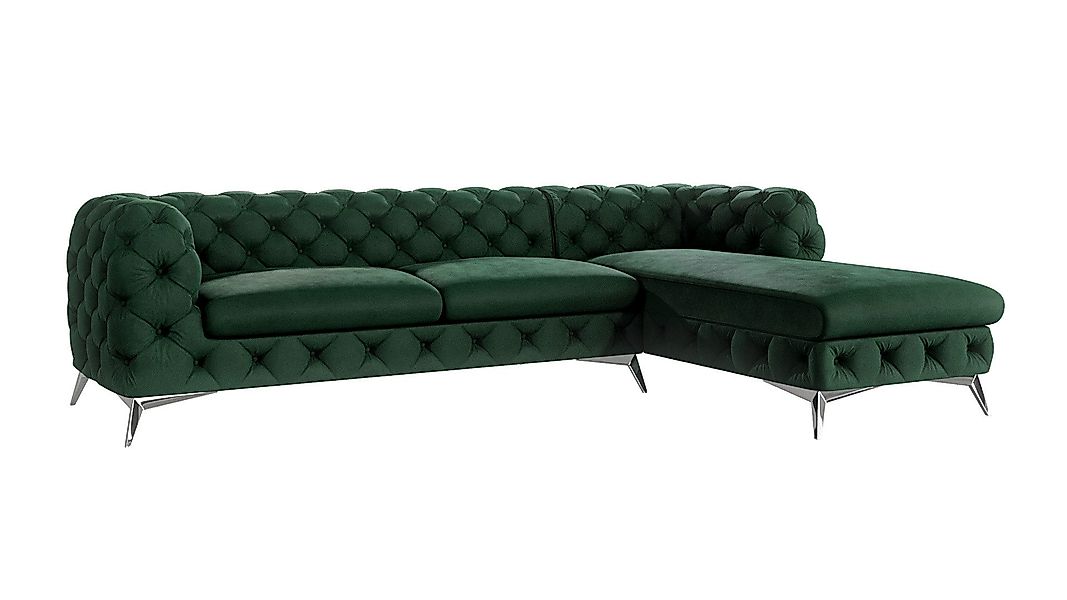 S-Style Möbel Ecksofa Kalina, Chesterfield mit günstig online kaufen