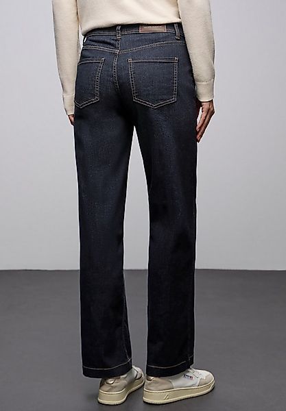 STREET ONE 5-Pocket-Jeans Rinsed Wide Leg Jeans günstig online kaufen