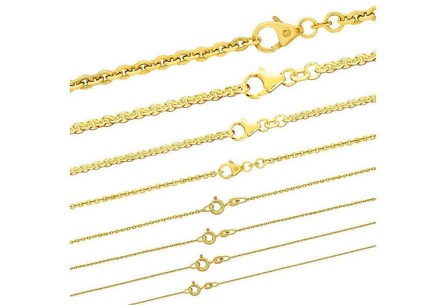 HOPLO Goldkette Goldkette Ankerkette Länge 40cm - Breite 0,8mm - 750-18 Kar günstig online kaufen