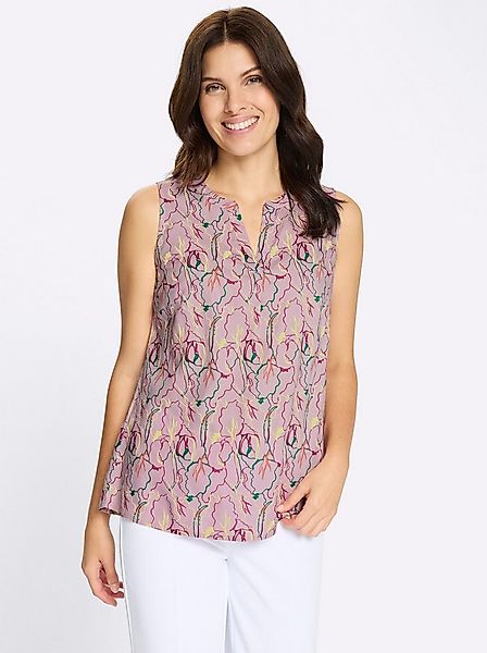 Sieh an! Blusentop Webtop Ärmellos günstig online kaufen